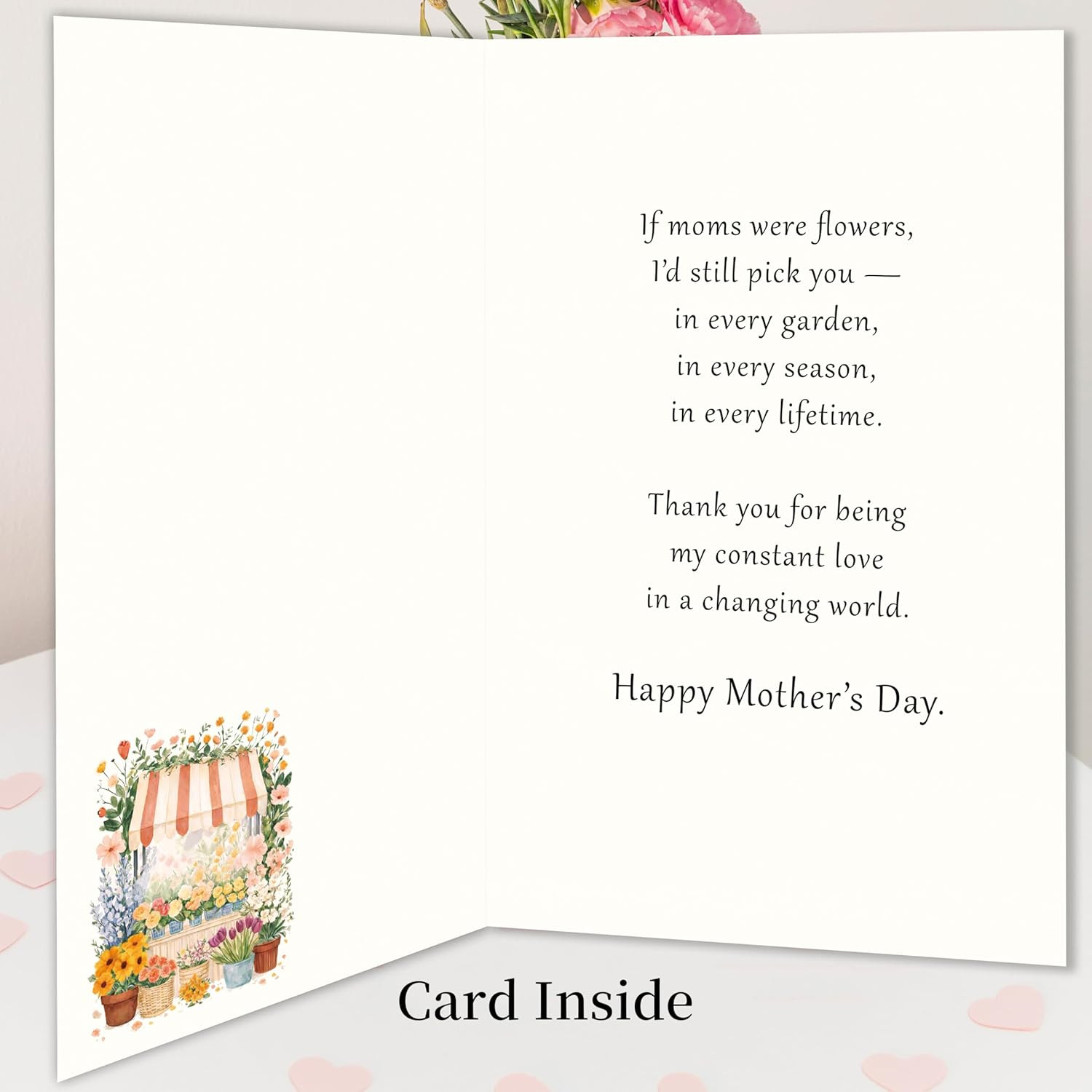 Mothers Day Card for Mom,Happy Mothers Day Cards Gifts from Daughter Son,Mother’