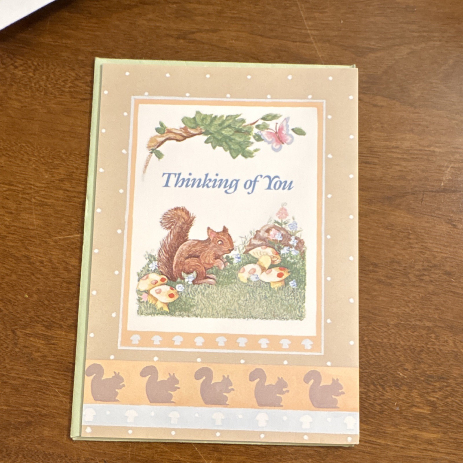 Celebration Greetings Friendship Folded Card Squirrel (Phil 1:4)