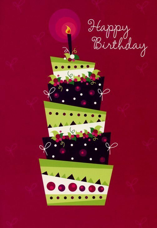 Happy Birthday – General Birthday Greeting Card – 01228-1