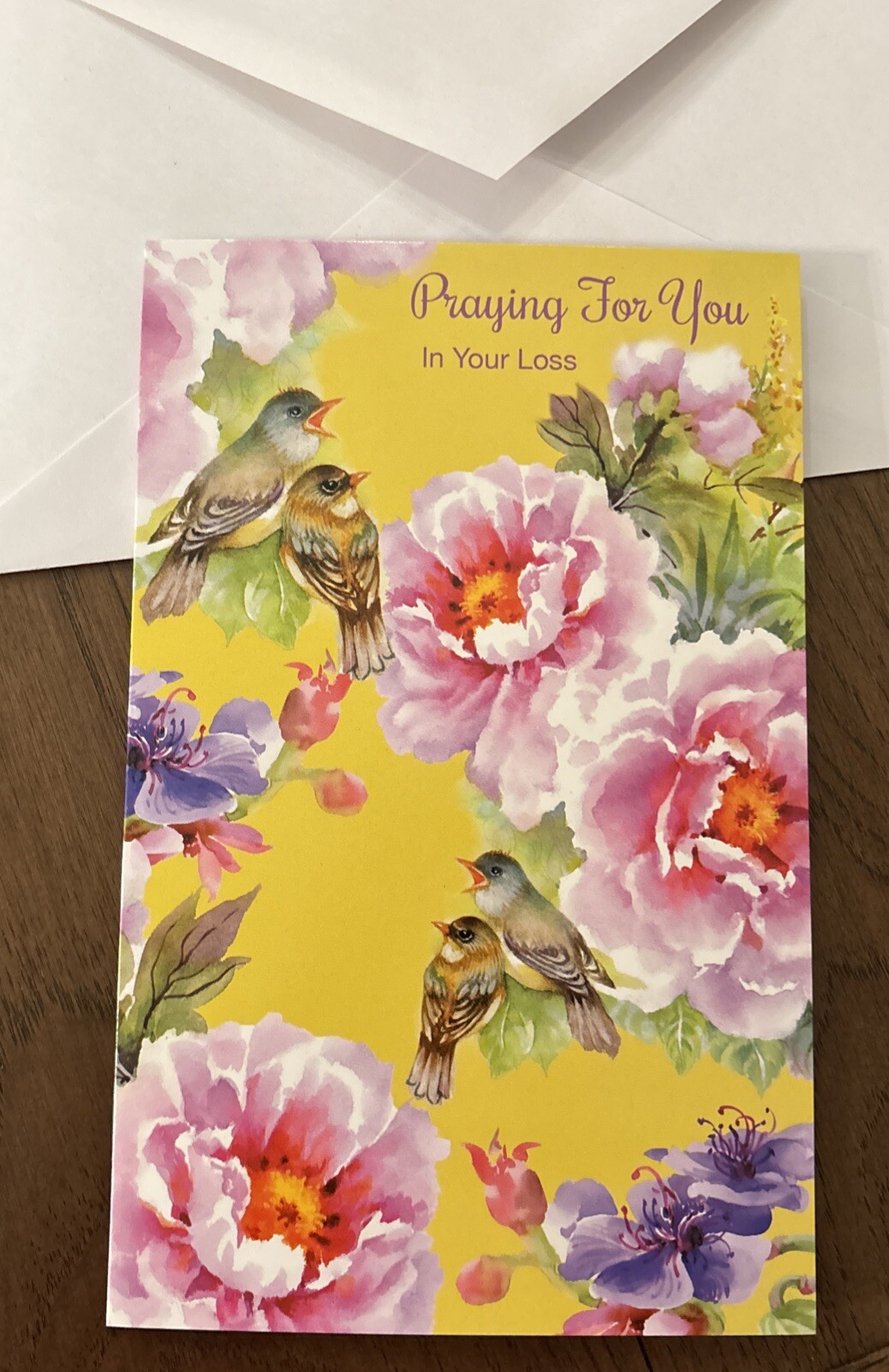 With Sympathy Praying For You In Your Loss 5”x7.75″ Stockwell Greeting Card