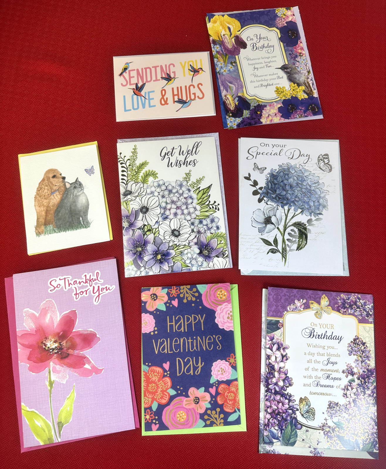 CUSTOM Handwritten Card for Anniversary Birthday Valentines Thank You Sympathy