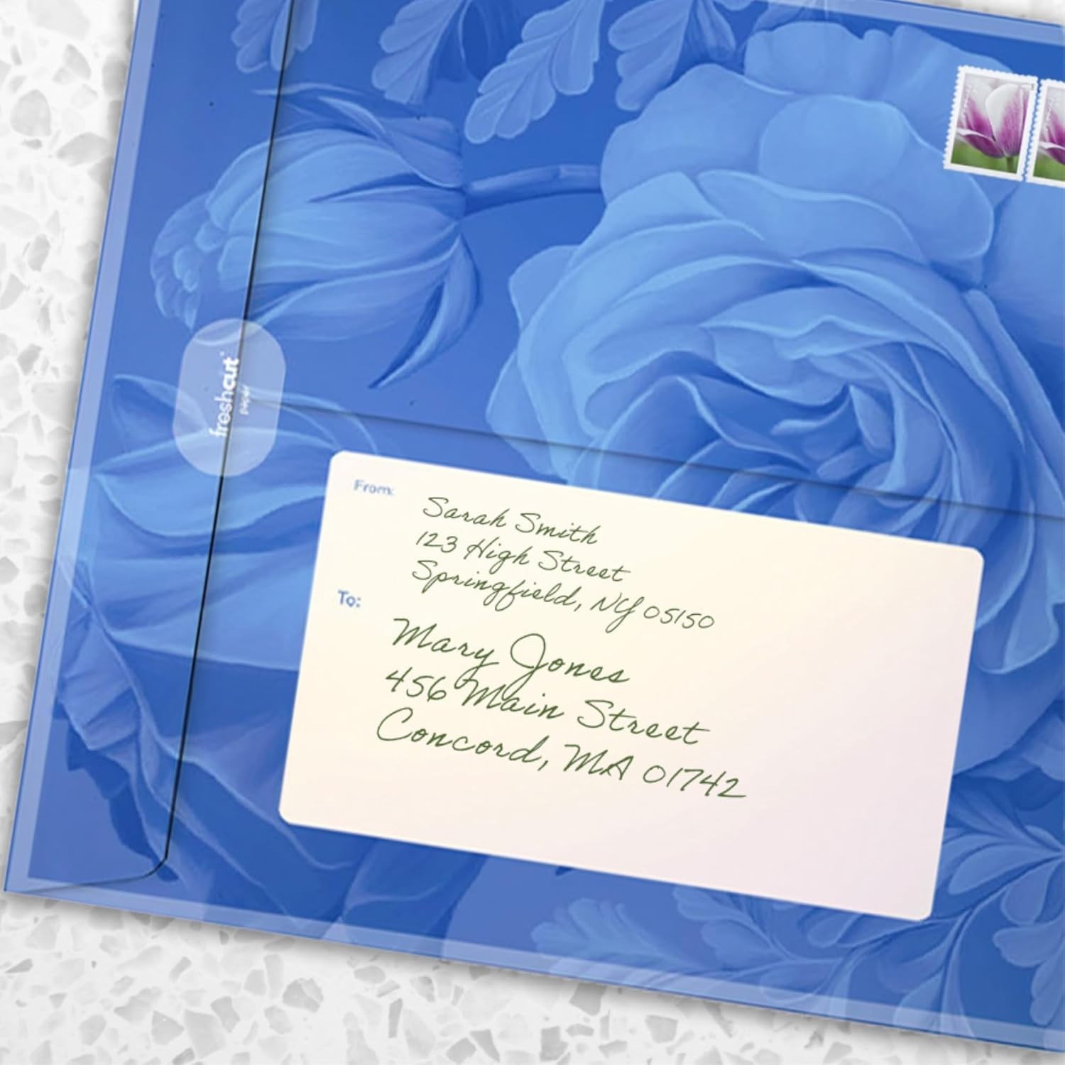 3D Pop Up Card Sorbet Roses 12 Inch Floral Gift with Blank Notecard and Envelope