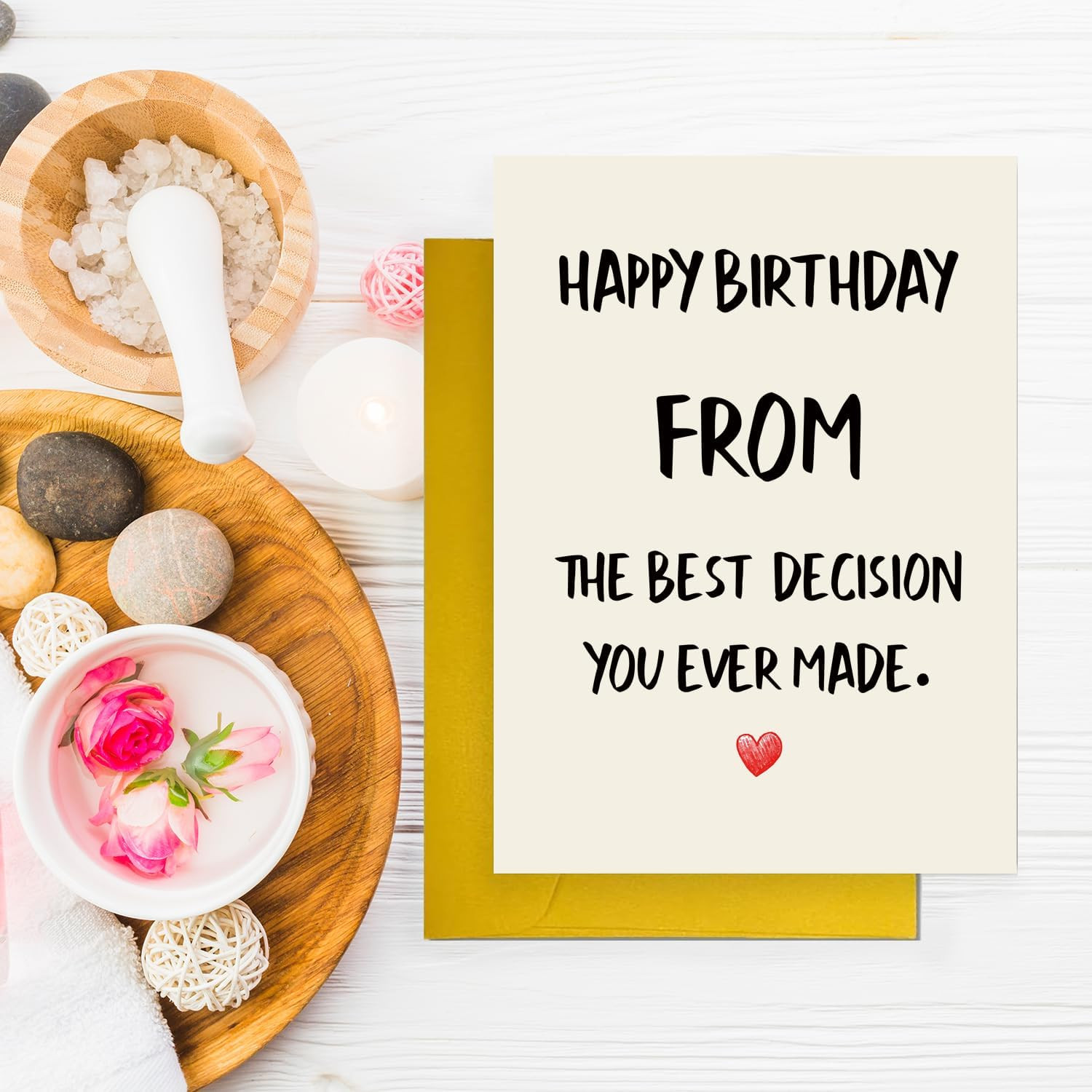 Funny Birthday Card Gift for Women Men, Happy Bday Card, Romantic Birthday Card