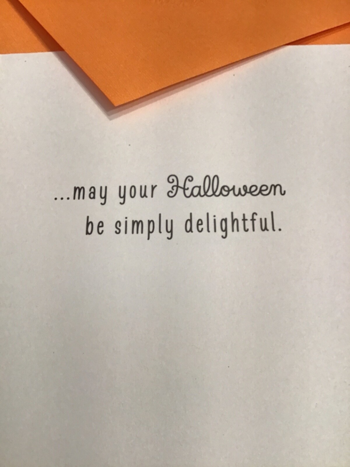 Happy Halloween Fun And Surprises Delightful 5”x7” Hallmark Greeting Card