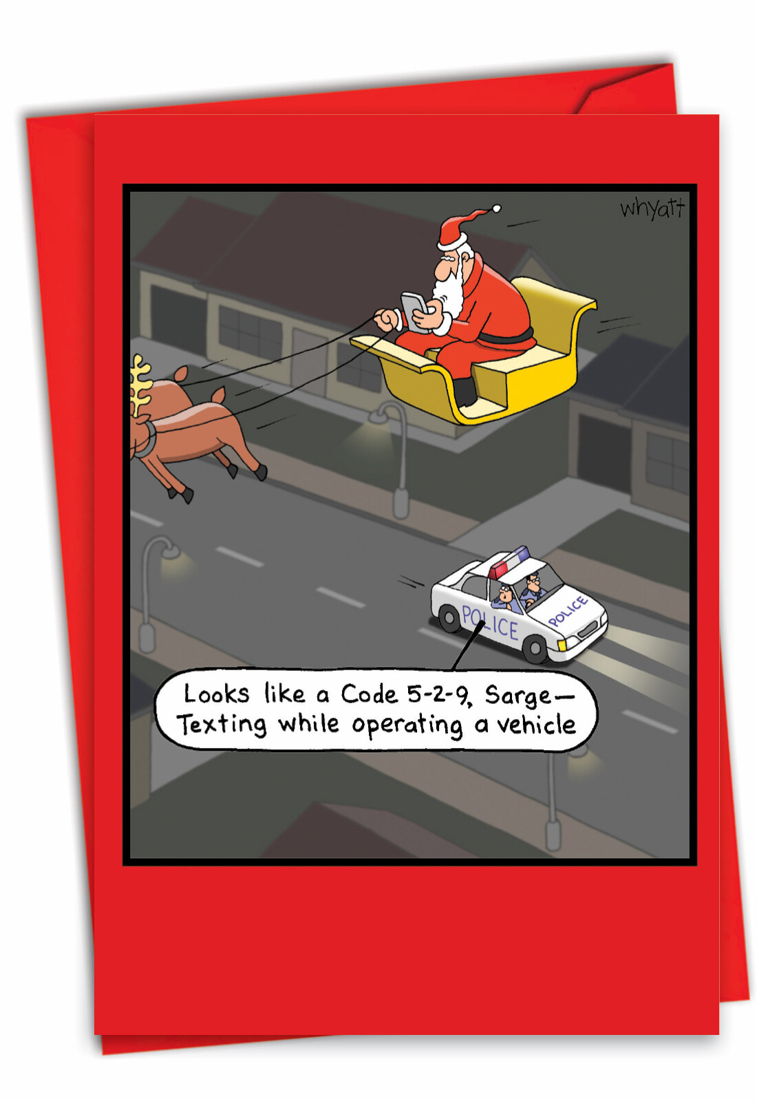 Texting While Sleighing