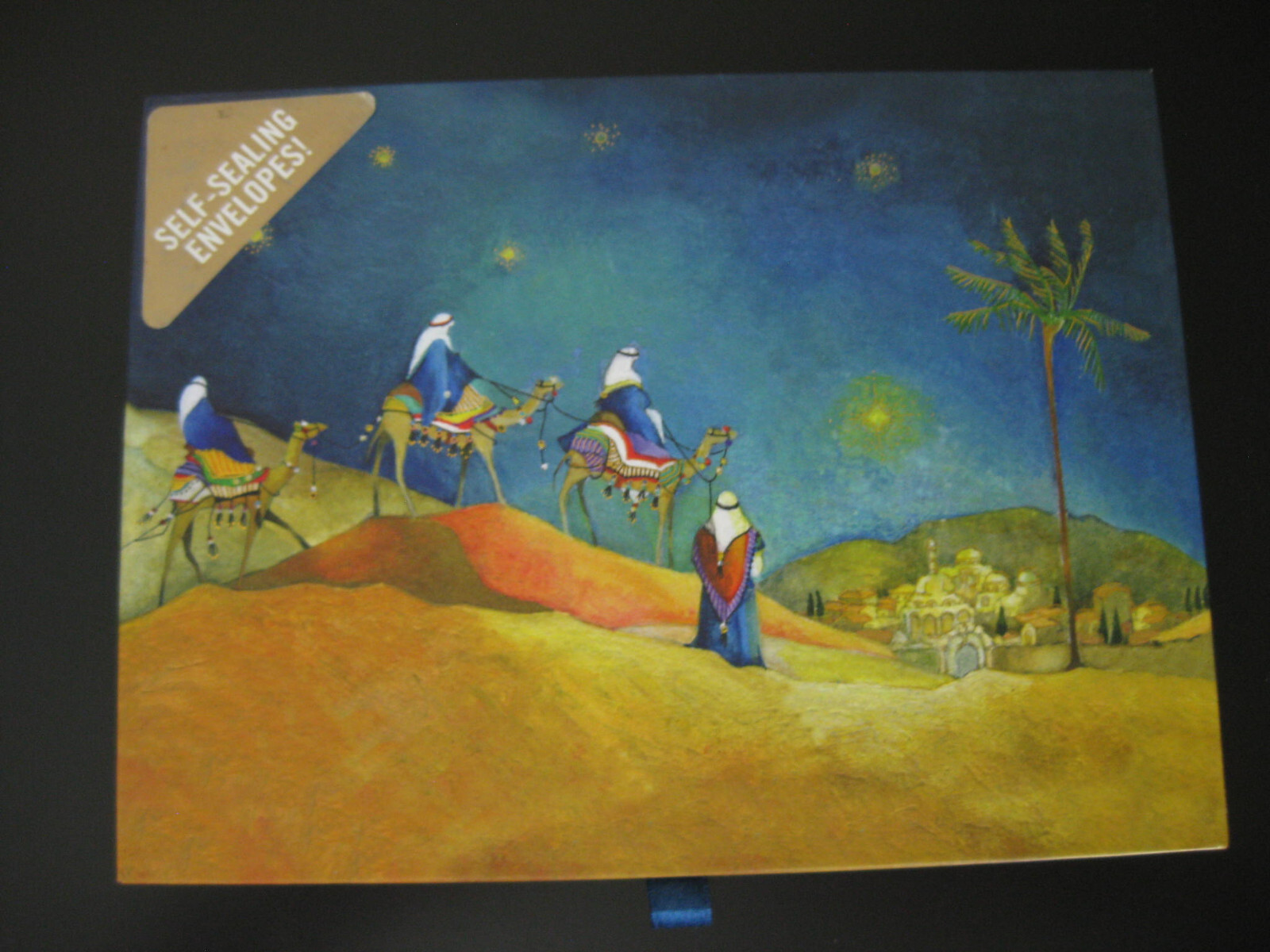 20 DELUXE PETER PAUPER PRESS WISE MEN RELIGIOUS CHRISTMAS CARDS in KEEPSAKE BOX