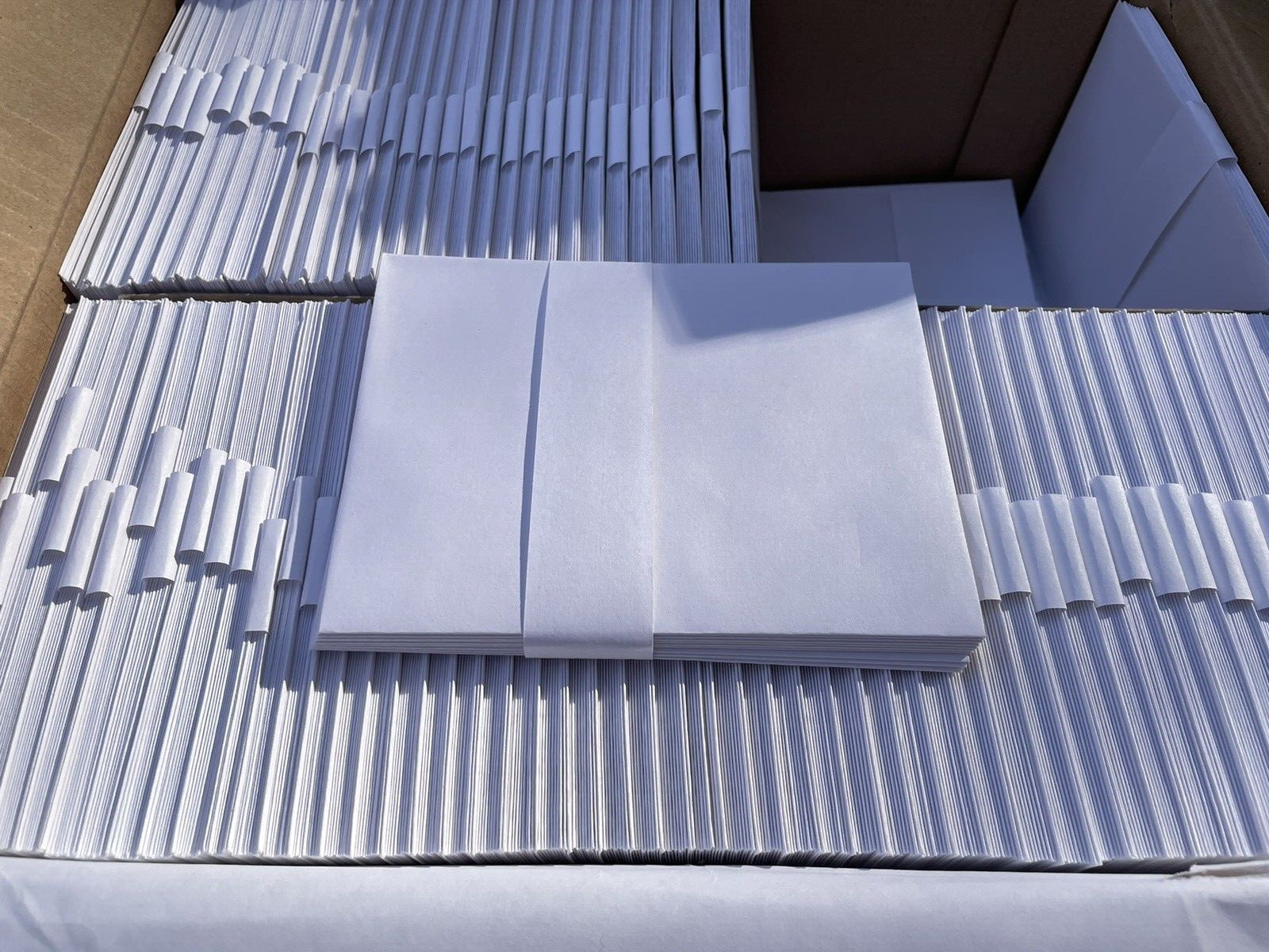 Bright White Baronial A2 70lb 4-3/8 x 5-3/4 Envelopes 4-1/8 x5-1/2 Insert (100)