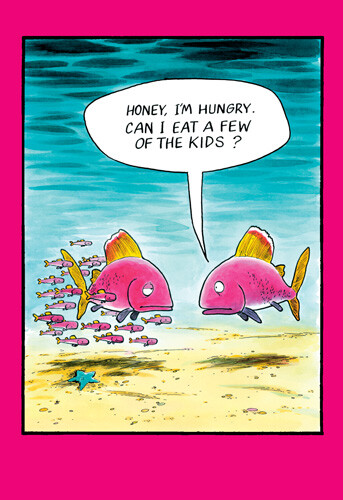 Hungry Fish – Nobleworks Funny Father’s Day Card