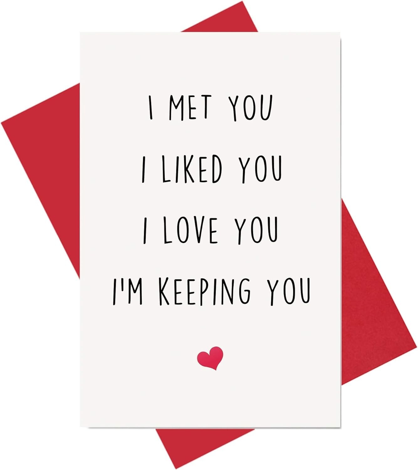 Romantic & Funny Love Card with Envelope – Perfect for His Special Day