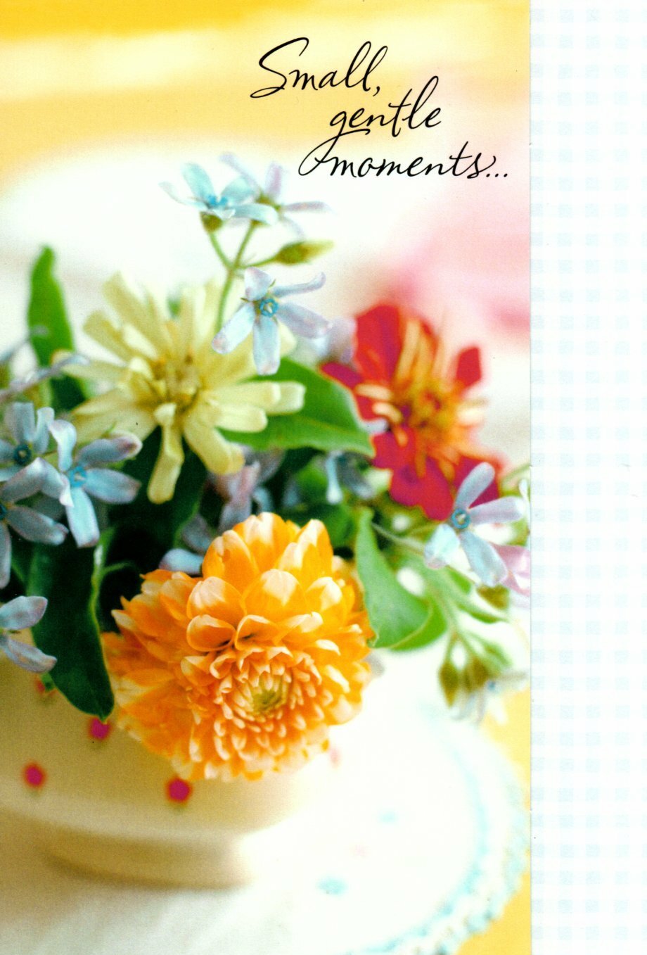 Happy Birthday Bright Moments Just For You Flower Bouquet Hallmark Card