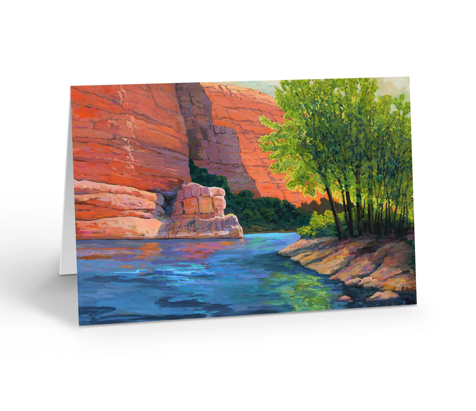Gorgeous Grand Canyon River Bank Note Cards – 10 Boxed Cards – Note Card – 14470