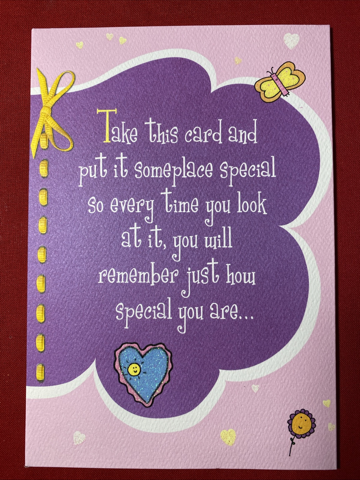 Blue Mountain Arts Greeting special everyone look remember special Glitter