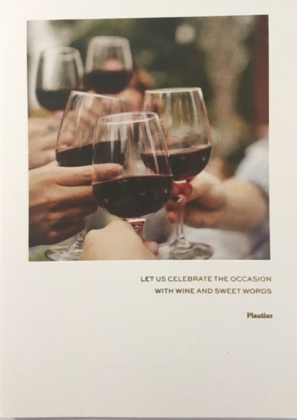 NIQUEA.D- Birthday- Wine & Sweet Words- SRP 6.95- By Creators of Papyrus