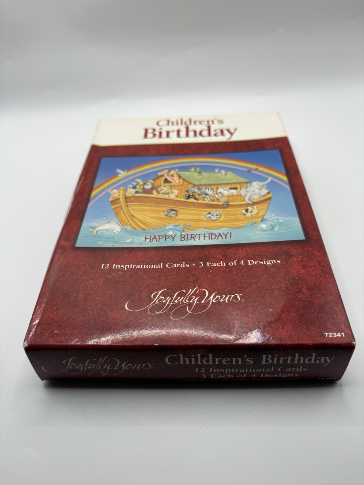 Vintage Joyfully Yours Religious Children’s Birthday Cards Box Of 10 – USA