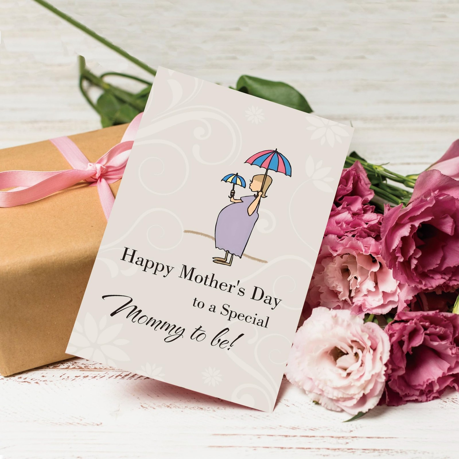 Mommy To Be Mother’s Day Card, Pregnant Mom Mothers Gifts, First Mothers Day