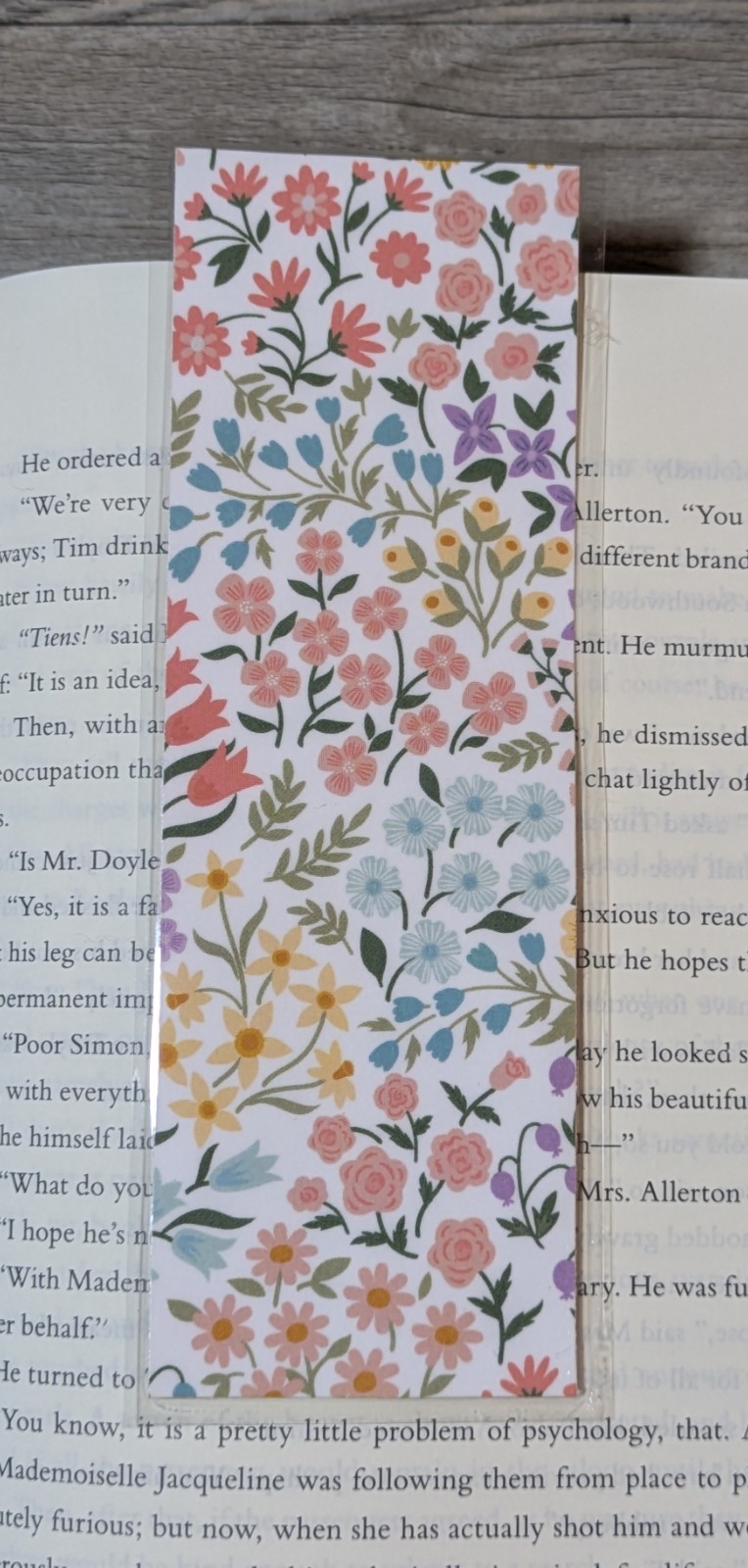 It’s Easter Time Cardstock Laminated Bookmark – Easter Blooms Spring Flowers