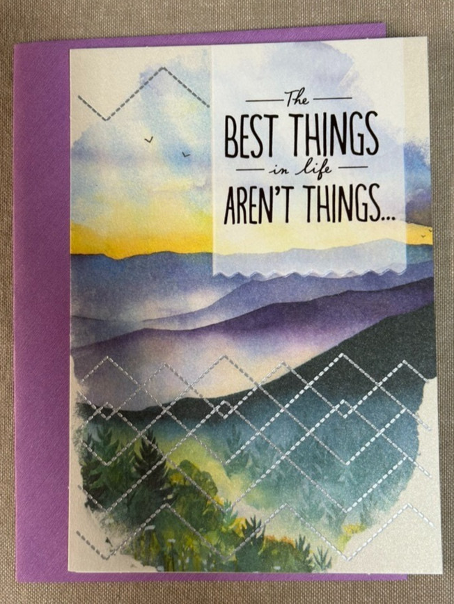 Happy Birthday Greeting Card & Envelope