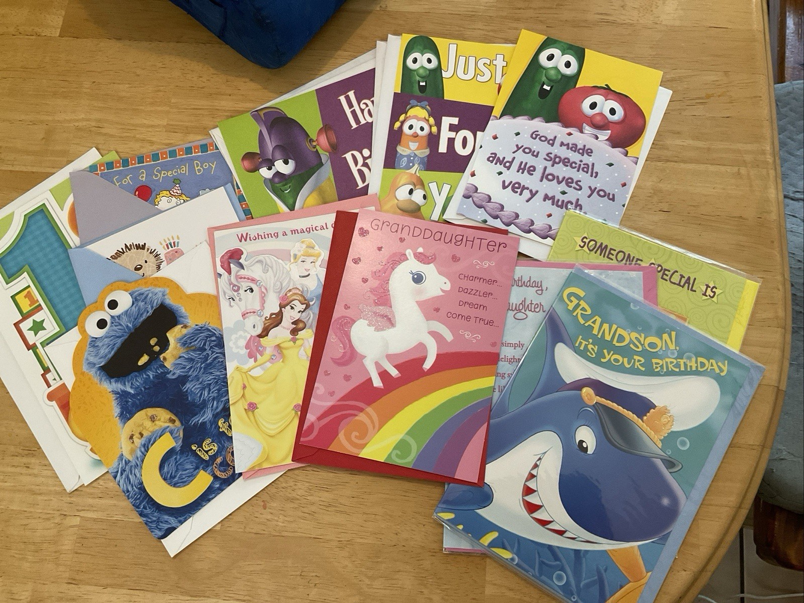 Lot Of 14 Various Little Kids Birthday Cards