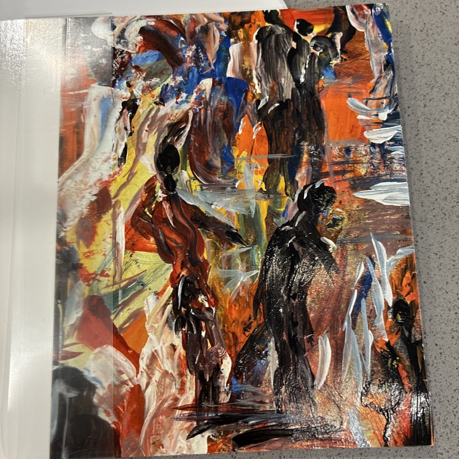 OOAK Artist Created 8 Abstract Note Cards And Envelopes By Hazel.