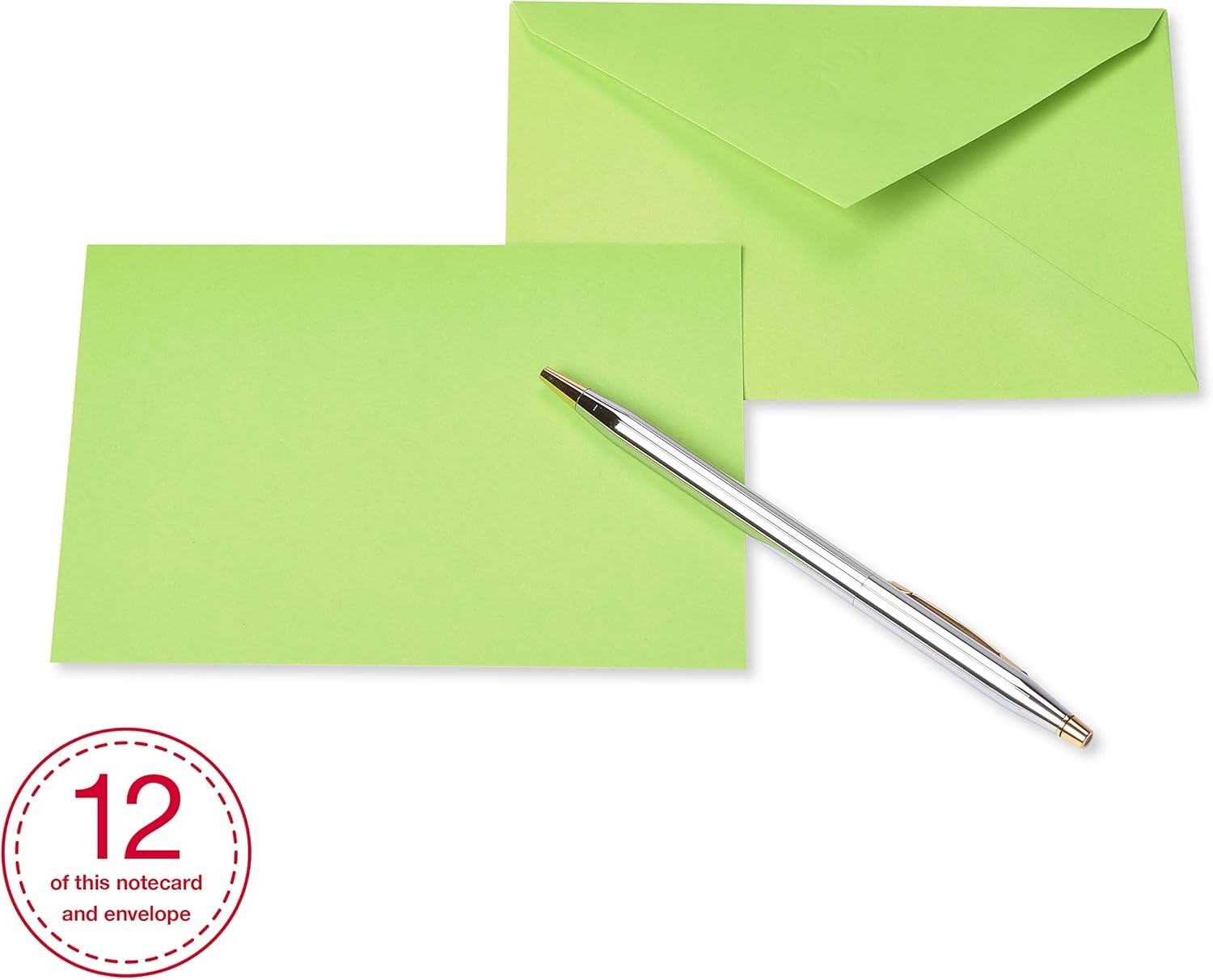 Single Panel Blank Cards Bulk with Envelopes, Pastel Colors 100-Count