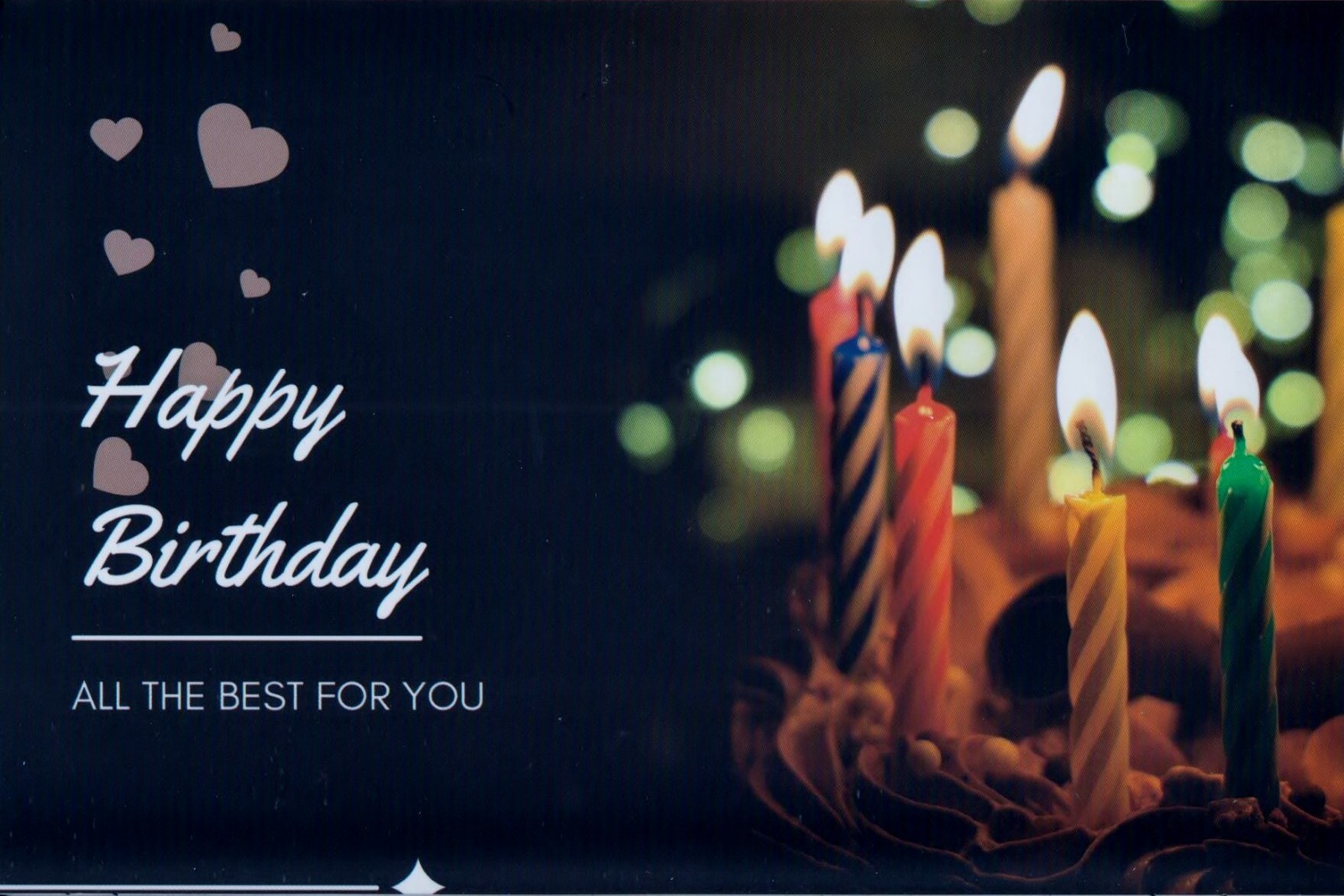 Birthday Balloons Cupcakes Sparkle Candle 1 Card 1 Envelope Greeting Card